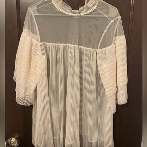 Pale Pink Victoria secret sheet top with stones